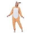 thumbnail image 2 of Tnhcen Women's Deer Hooded Onesie Pajamas, Flannel Animal Kigurumi Sleepsuit, Christmas Reindeer Costume Pajamas, Warm Fleece Loungewear for Women, Sizes S-XL, 2 of 6