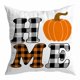 thumbnail image 4 of Set of 4 Halloween Ultra-Short Pumpkin Velvet Pillowcases, Sofa Cushion Cover (45x45cm), 4 of 4