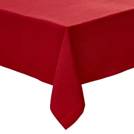 

TEFLON Addison 100% Microfiber Fabric Highly Durable Restaurant Ready Spill Proof and Wrinkle Resistant Treated Tablecloth for Indoor and Outdoor Use 60 x 84 Inch Burgundy