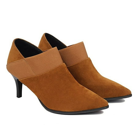 

Akiihool Women s Ankle Boots & Booties Womens Platform Ankle Boots Elastic Block Heel Fashion Ankle Bootie Elastic (Yellow 7)