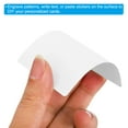 thumbnail image 4 of Unique Bargains Metal Business Cards Blank Name Card Sublimation Engraving Aluminum, White 12 Pack, 4 of 6