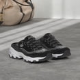 thumbnail image 2 of Zapato Skechers Sport d'Lites Resilient Slip-On Mule para mujer, negro/blanco, 2 of 9