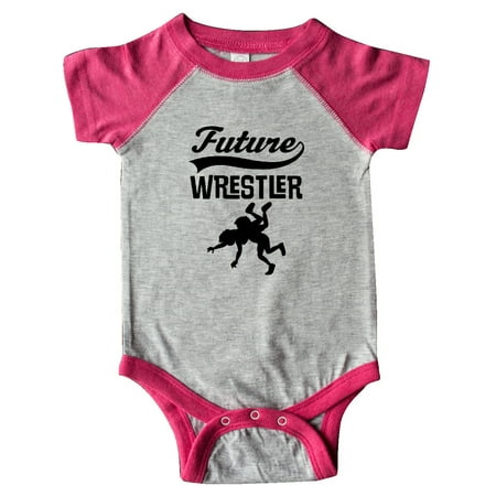 

Inktastic Wrestling Future Wrestler Gift Baby Boy Bodysuit
