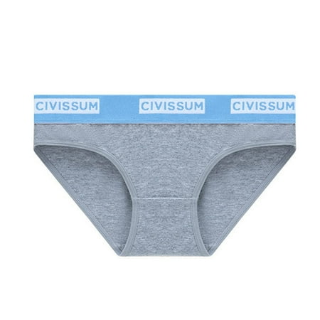 Wancir Womens Underwear Cotton Bikini Breathable Sport Low Rise Panty for Women