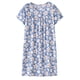 thumbnail image 3 of WILLBEST Vestidos con Curvas para Mujer, Camisón de Verano Floral de Manga Corta, Pijama Fino y Cómodo, Vestido Holgado para Estar En Casa UnitaGrandeGrandea, 3 of 3