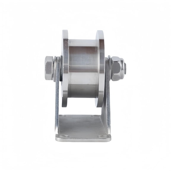 V Groove Track Roller, Heavy Duty Smooth Sliding Casters For Pulley Rail, Rolling Driveway Gate,2 Inch 304 Stainless Steel Sliding Gate Wheel