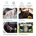 thumbnail image 3 of Playpen Siedihit Pet para perros pequeños, gatos y conejos con funda gris, 3 of 7
