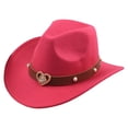 thumbnail image 3 of Chapeau de Cowboy Classification des Produits Style Western avec Bandeau Classique pour Hommes et Femmes, 3 of 4