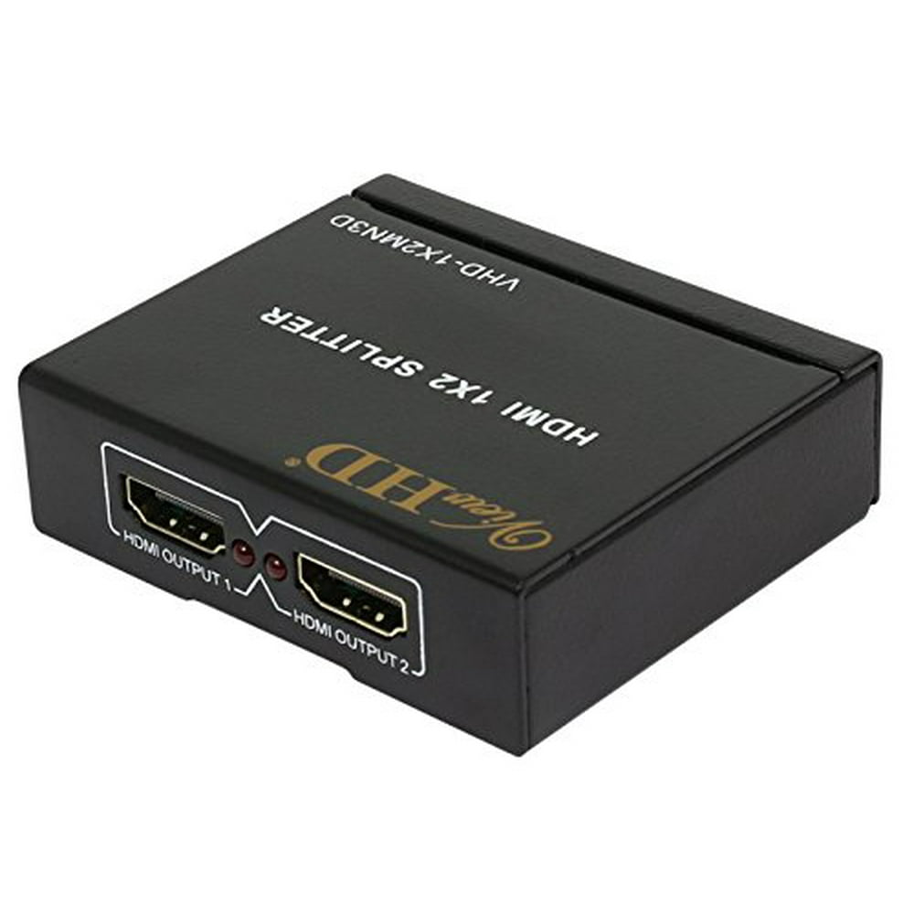 Viewhd 2 Port 1X2 Powered Hdmi 1 In 2 Out Mini Splitter