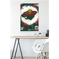 thumbnail image 5 of NHL Minnesota Wild - Maximalist Logo 23 Wall Poster with Magnetic Frame, 22.375" x 34", 5 of 5