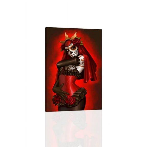 """El Dia De Los Muertos XXVI "" CANVAS or PRINT WALL ART"