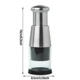 thumbnail image 3 of Stainless Steel Pounding Garlic Efficient Garlic Mincer & Crusher Easy To Use Kitchen Gadget & Durable Perfect For Mincing Garlic And, 3 of 7