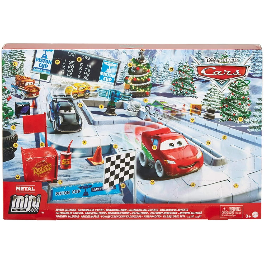 Disney / Pixar Cars Die Cast Metal Mini Racers Advent Calendar [2020