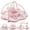 Pink, variant on Baby Gym Play Mat, Sitting-up Babies Seats for Infants,with 5 Detachable Toys, Infant Toddler Activity Tummy Time Playmats for Newborn 0-12 Months