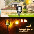 thumbnail image 4 of Luz solar al aire libre actualizada, llamas parpadeantes51LED Jormftte CPB-DE-WX233-3, 4 of 5