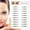 E, variant on Eyebrow Stickers European Broken Eyebrow Water Transfer Stickers for Effortless Brows