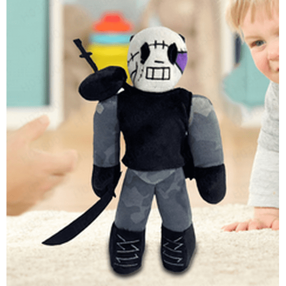 Slasher Plush Toys, Forsaken Stuffed Animals Dolls, Collectible Plushies Durable Huggable Stuffed Dolls for Forsaken Video Game Fans