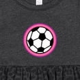 thumbnail image 4 of Inktastic Soccer Player Girls Sports Ball Girls Baby Dress, 4 of 5
