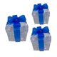 thumbnail image 5 of Cajas de regalo iluminadas de Navidad, luces LED, cajas de regalo, adornos, decoración navideña para interior y exterior, decoración de césped y patio 3Tamaños Yotijar Cajas iluminadas, 5 of 10