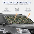 thumbnail image 4 of Saiise Flamingos And Palm Leaves for Foldable Car Sun Shades (2-Pack) Offer Sun Protection with an Easy-fold Design for Convenient Windshield Shading-Small, 4 of 6