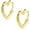 14K Gold, variant on Silver Heart Hoop Earrings for Women Small Heart Shaped Huggie Hoop Earrings Hypoallergenic Cartilage Huggies Earings for Jewelry Gifts