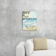 thumbnail image 4 of Bathroom Beach Canvas Wall Art: Coastal Sea Bird Painting Abstract Ocean Artwork Seashore Seagull Picture Modern Seaside Sandpiper Prints Bedroom Blue Seascape Nature Theme Gallery Art, 4 of 6