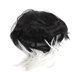 thumbnail image 2 of Peluca corta peluda ANGGREK unisex negra blanca para fiestas, 2 of 8