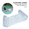 thumbnail image 3 of PVC Water Hammock Recliner Inflatable Floating Swimming Mattress Sea Swimming Ring Pool Party Toy Lounge Bed For Swimming Oval, 3 of 6
