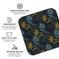 thumbnail image 3 of Lsque Sunflowers Pattern 4" Drink Coasters Set of 4, PVC Leather Absorbent Coasters, Table Coaster Set Decorative Coffee Cup Coasters Housewarming Gift -Square, 3 of 6