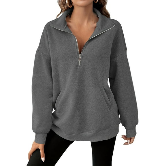 ZSQDM Grey Zip Up Hoodie Women Halloween Sweatshirts for Women Women's Hoodless Sweatshirt Coat Hooks Wall Mount Womens Cropped Jacket Zip Up Lightweight Oversized Utility(M)