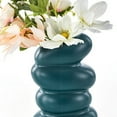 thumbnail image 6 of Hariumiu Modern Flower Vase Flower Vase High Durability Smooth Edge Shatterproof Modern Table Spiral-shaped Centerpieces Decoration, 6 of 10