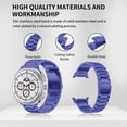 thumbnail image 2 of Correa de Acero Inoxidable GOLDTOLUCK Compatible con Samsung Galaxy Watch 8 Classic 40mm 44mm 46mm, 2 of 7