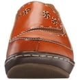 thumbnail image 2 of Womens Open-Back Hand-Painted Leather Clogs - Camel - European Size 37, 2 of 8