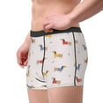 thumbnail image 2 of Fotbe Dachshund Dog Puppy Calzoncillos Tipo Boxer con Bolsa de Soporte Total para Hombre, X-Temp Fresco, Transpirable y de Secado Rápido-X-Large, 2 of 5