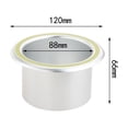 thumbnail image 4 of Portavasos Portavasos Portavasos de acero inoxidable Portavasos para autocaravanas Porta latas de bebidas Anillo luminoso blanco, 4 of 5