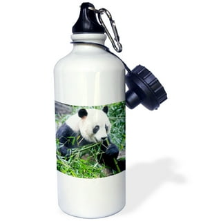 Rose Quartz Panda Flask 32 oz Water Bottle