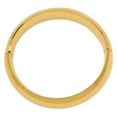 thumbnail image 2 of 14k Yellow Gold 17.45mm Oversize Hinged Bangle Bracelet, 2 of 8