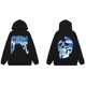 thumbnail image 3 of Sudadera con capucha informal de estilo americano, holgada, con diseño de calavera y huesos largos, estilo venganza, para parejas, 3 of 5