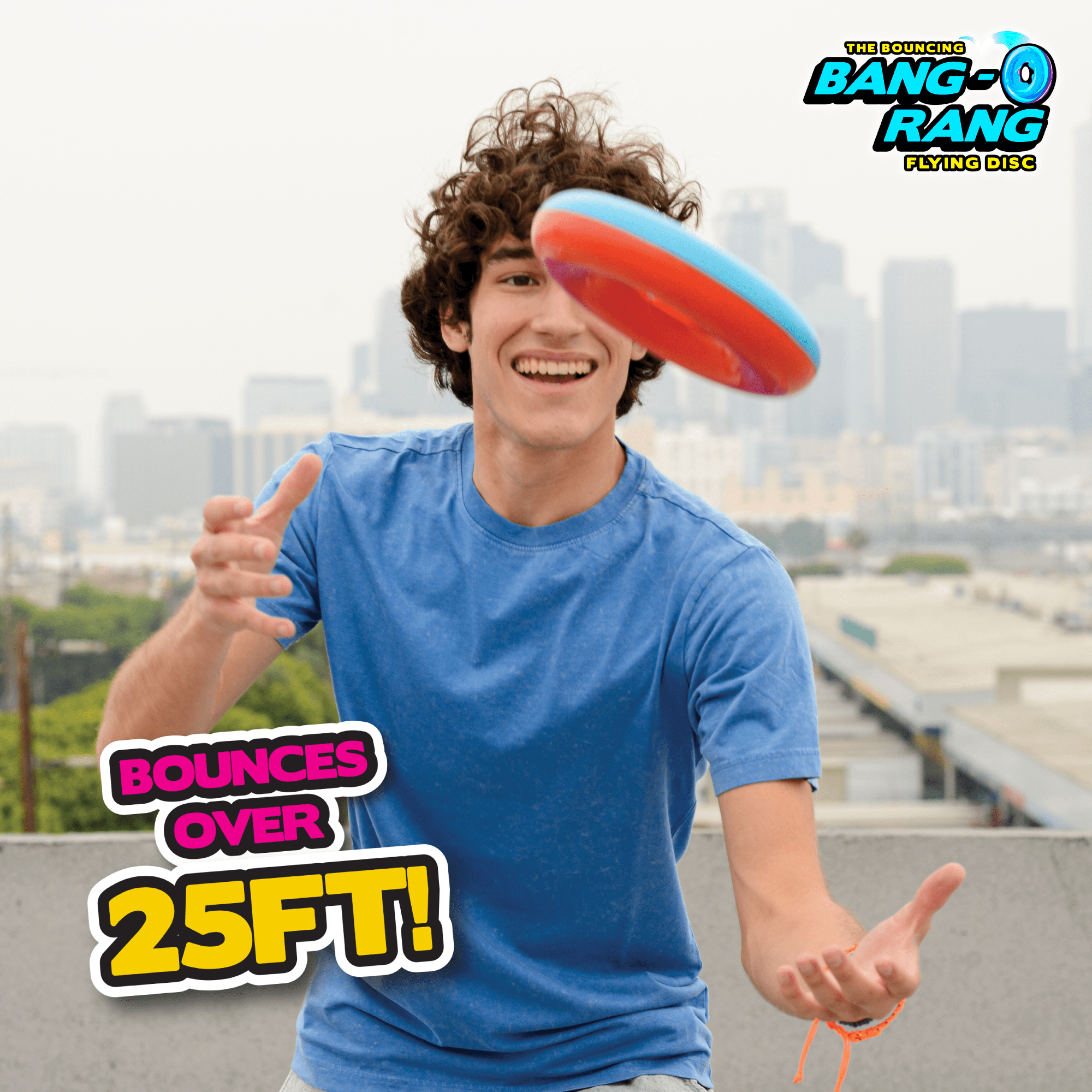 Disque volant Bang-o-Rang de KessCo – 1 Pièce – Les couleurs peuvent varier