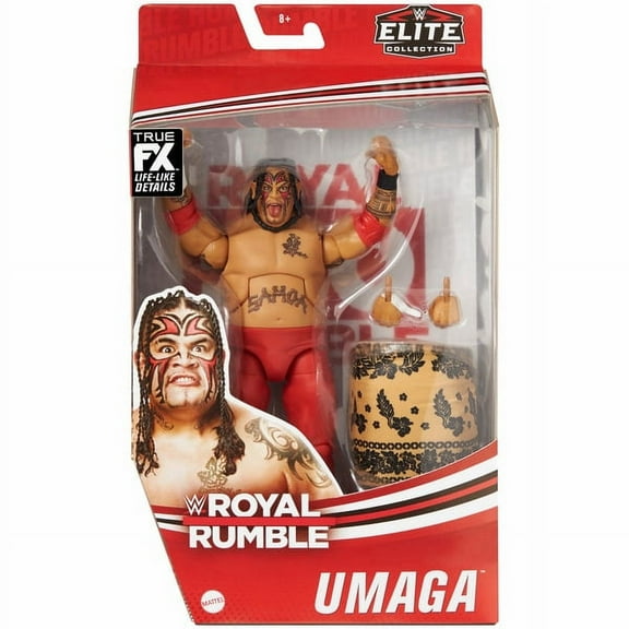 WWE Royal Rumble Elite Collection Umaga Action Figure, Collectible Toy for Ages 8 