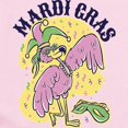 thumbnail image 2 of CafePress - Mardi Gras Flamingo Body Suit - Baby Light Bodysuit, Size Newborn - 24 Months, 2 of 4