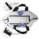 thumbnail image 4 of Disketp Skull Purple Flower Bolsa Tote Estampada para Mujer, Bolso de Hombro y de Mano para Compras y Viajes, 4 of 8