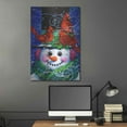 thumbnail image 5 of Luxe Metal Art 'The Snowy Night' by David Galchutt, Metal Wall Art, 24"x36", 5 of 9