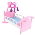 thumbnail image 3 of Muñeca de Simulación, Cama Mecedora, Cuna de Juguete, , Muebles de Dormitorio en Miniatura para Muñeca , Muñeca Reborn de CUTICAT Muñeca mecedora cuna, 3 of 6