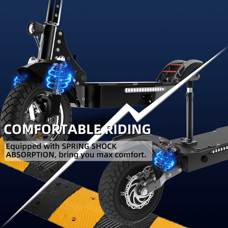 AJOOSOS X750 Electric Scooter, 40 mph Max Speed Power by