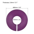 thumbnail image 2 of Unique Bargains Round Blank Wardrobe Size Separators Clothes Divider, Purple 20 Pack, 2 of 5