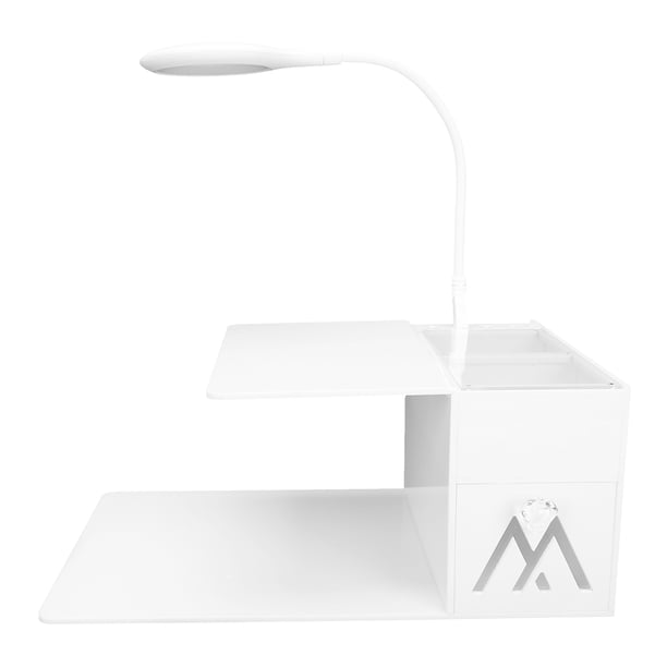 Estante De Extensión De Pestañas, Gabinete De Extensión De Pestañas Con 20 Luces LED Para Salón De Belleza De Pestañas
