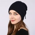 thumbnail image 2 of iHPH7 Cute Beanies for Women Beanie Hats for Men Skull Cap Beanie Skull Caps for Men Warm Hat Beanie Hat Mens Hats Navy One Size, 2 of 8