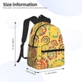 thumbnail image 3 of Daiia Colourful Tie Dye 1 School Backpack for Men Women, Unisex Large Waterproof Bookbag Schoolbag Casual Daypack for High School/College/Teens/Travel/Work Black, 3 of 8