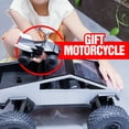 thumbnail image 5 of 1:8 Huge Climbing Car Remote Control Truck RC Pickup Model Car Motorcycle Powerful 4x4 Vehicle for All Various Terrains Great Christmas and New Year Gift for Kids Automobile, 5 of 14